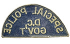 Vintage Commemorative Patch  Special Police Dc Government