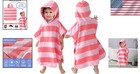 Baby Hooded Towel Baby Towel Kids Bath Towel Pool Towel Beach Towel Pink