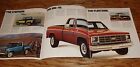 Original 1978 Chevrolet Pickup Truck Sales Brochure 78 Chevy C10 C20 C30 K