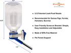 Choco Nose Patented No-drip Water Bottle feeder For Guinea Pigs hamsters bunnies