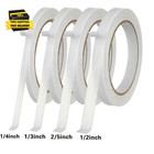 4 Rolls Double-sided Fabric Tape    4sizes X33ft Heavy Duty Hemming Tape For Fashi