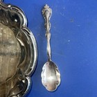 Vintage International Silver Company Silverplate Tray  Serving Dish With Spoon