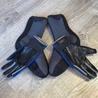 Nrs Titanium Neoprene Paddling Gloves And Wet Socks Set Size Small Blue Black