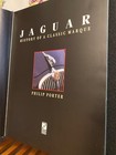 Jaguar History Of A Classic Marque  By Phillip Porter 1989 Reprint Hardcover Vg