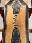 Vintage C 1970 Wooden Flexible Flying O Snow Sled Rare