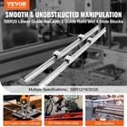 2pcs Sbr20 2200mm Linear Guide Rail Slide Rail 4 Pcs Sbr20uu Bearing Block
