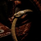Brass Original Brass Snake Ring Keychain Bite Ouroboros Key Pendant Mens Gift