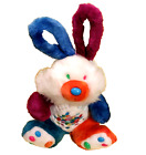 Vtg 15  Bunny Rabbit Plush Jelly Bean Orange Blue Purple Stuffed Animal Toy Doll