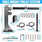 Fitness Wall Mount Pulley System Weight Cable Pulley System F Gym Cable Machine