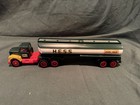 1967 Hess Red Velvet Tanker Truck rarelargereardecalversion works no Base Or Lid