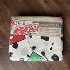 Vintage 1980s-90 s Disney 101 Dalmatians 3 Piece Twin Sheet Set Made In Usa-new