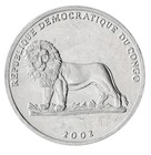 Congo Democratic Republic 25 Centimes  2002  Km  76  Mint  Commemorative
