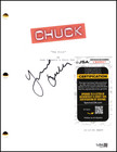 Yvonne Strahovski Signed Autograph Chuck Pilot Script Screenplay - Sarah Jsa Coa