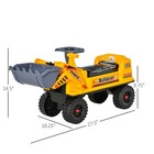 Kids Ride On Front Loader Construction Tractor Truck Toy W  Digger Sounds