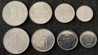 India 8 Coins Set 1 Rupee  1  2  5  10  20  25  50 Paise Unc World Coins