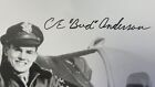 Wwii Triple Ace Fighter Pilot Clarence Emil Bud Anderson Signed Photo