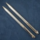 Tiffany   Co  Sterling T-clip Ballpoint Pen   Mechanical Pencil Set In Og Box