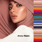 Women   s Modal Jersey Hijab Soft Muslim Islam Ramadan Scarf Color Long Wrap Gift