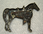 Vintage Sterling Silver 925 Horse Brooch Pin Equestrian