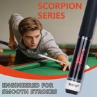 Cueelf Sco-x-red-set Pool Cue 12 5mm Tip Canadian Maple Titanium Joint 19 5 Oz