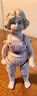 Beautiful Antique Bisque Girl Doll 5    Jointed Limbs Molded Hair Clothes