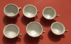 6 Mini China Teacups Vintage 1960s  Souvenir Florida  Oklahoma  Mississippi  Etc