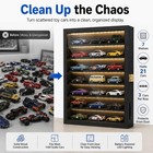 Led Display Case For 1 64 Scale Cars - Holds 21  Hot Wheels  Matchbox  Diecast