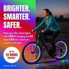 Activ Life Led Color-changing Bike Wheel Lights - Usb-c Rechargeable For Enha   