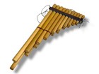 New Pro Zampo  a Wind Bamboo From Bolivia  440 G Major 21 Pipes 2 Rows Panflute