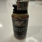 Miller Genuine Draft Beer 2 3 4    Metal Beer Can Cigarette Lighter Holder Used