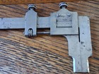 Dual Vernier Caliper 8 Inch Brown   Sharp  Starrett  Adjustment Wheels Work Well