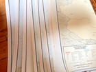 1967 Vintage C i a  Communist China Map Lot Of Eleven originals Vietnam War