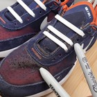 Nike Shoes 4y Womens 5 5 Waffle One Trainer Navy Orange Sneakers Dc0481 401 Flaw