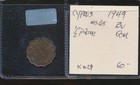 Cyprus - 1949 - 1 2 Piastre -  3004  - R b