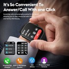 Smart Watch Men Women Fitness  call Receive dial  Bluetooth Iphone Samsung