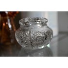 Antique American Brilliant Period Dresser Box Powder Jar With Lid Bathroom Decor