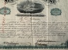 Standard Oil Trust Stock Signed By John D Rockefeller   Henry Flagler  twice  Vf