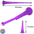 Windy City Novelties Collapsible Stadium Horn - 28  - Purple