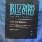 Blizzard Entertainment Overwatch Men   s Hooded Zip Overcoat Jacket Pockets S