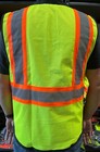 Surveyor Blue  Yellow Two Tones Safety Vest  Ansi  Isea  Photo Id Pocket Sv802bl