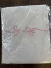 New Pottery Barn Kids Bow Border Twin Duvet Cover