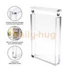 Psa Graded Card Acrylic Magnetic Display Case For Graded Guard Bumpers Installed
