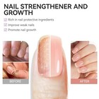 Nude Blush Nail Growth Strengthener For Women - 6 In 1 Natural Pink Tint