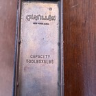 500lb  Hanging Spring Weight Scale Chatillon New York Iron Brass Vintage Antique