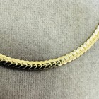 7    3mm 14k Yellow Gold Tight Curb Link Chain Bracelet