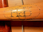 Vintage  jackie Robinson  34  H b Model 5 League Leader Wood Bat