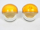 8h Pair Vtg Mattel Major Matt Mason Space Astronaut Helmets 1960 s