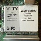 Hauppauge Wintv-quadhd 4 Tv Tuner Card Only Atsc Qam Ntsc Used Tested