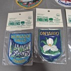 Vintage Voyager World Wide Travel  canada   Patches Lot Of 5  Nip