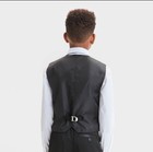 Cat   Jack    Tuxedo Suit Vest Jacket Boys   Size 10 Black